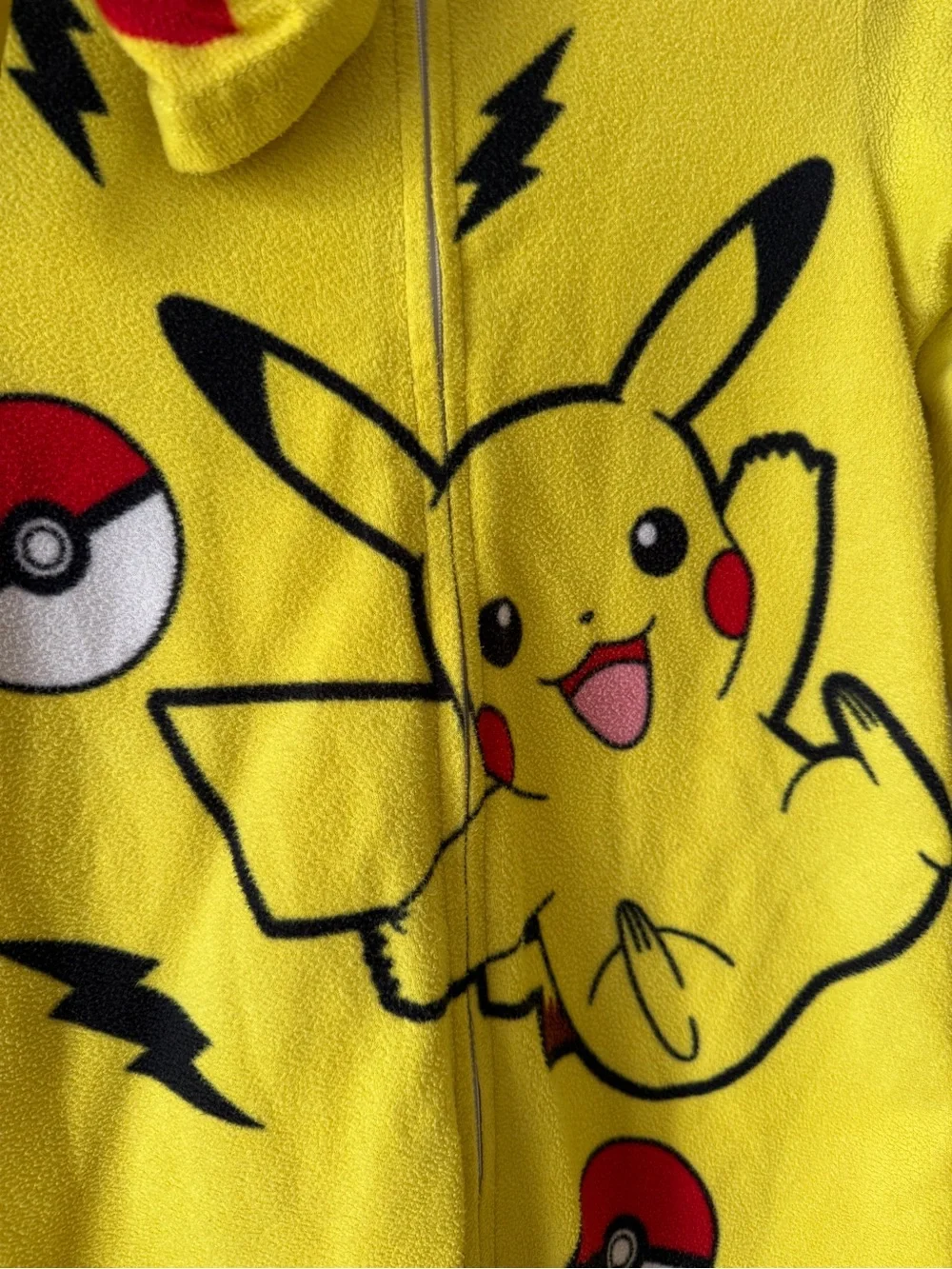 Pikachu Yellow Pokemon Onesie Jumpsuit kids